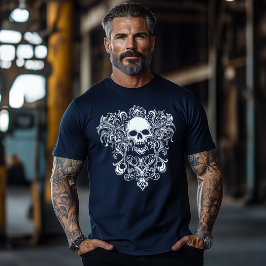 Men's Summer Fashion Cotton Blended Printed Short-Sleeved T-Shirt DTT25062709