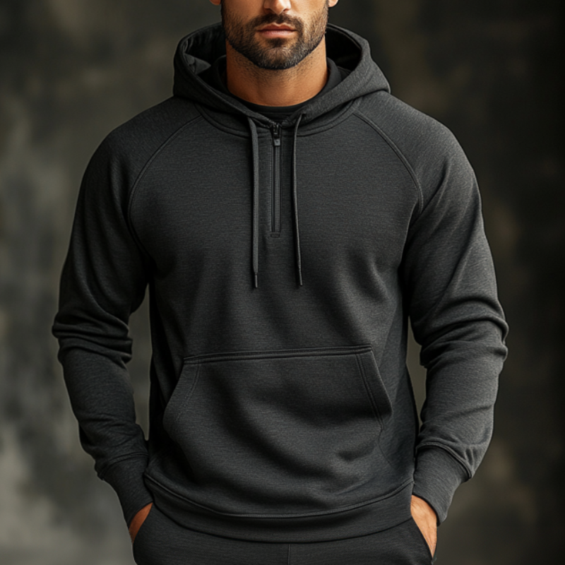 Men's Casual Solid Color Sports Hoodie 9899713429688