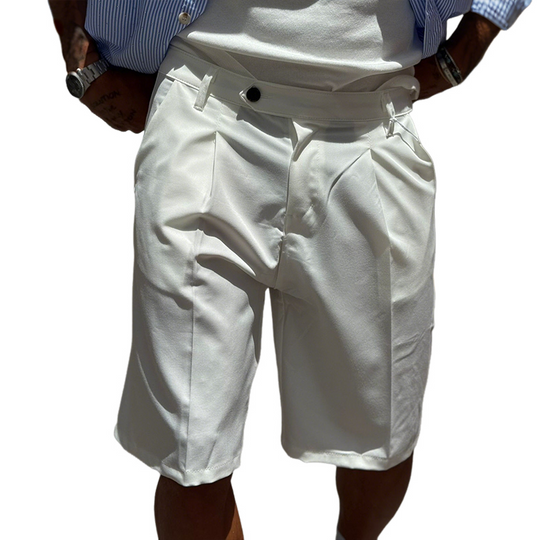Men's Retro Casual Solid Color Shorts DTT25072820