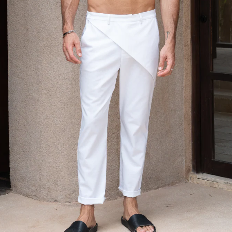 Men's Spring And Summer Fashion Cotton Blended Design Casual Pants DTT25070912