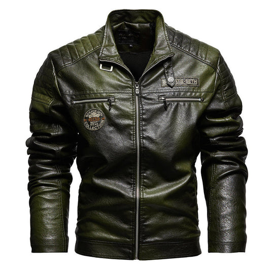 Men's Old Feeling Fleece Leather 9878597697720