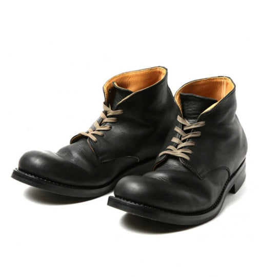 Men's Vintage Handmade Leather Lace Up Boots 9891526967480