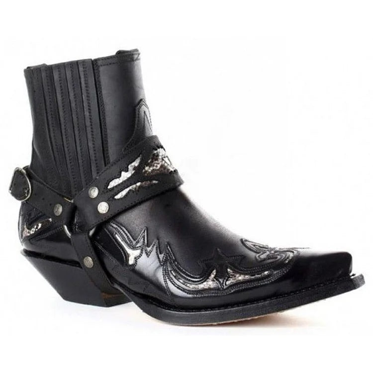 Stylish Men's Pointed Toe Knight Chelsea Boots 9891526705336