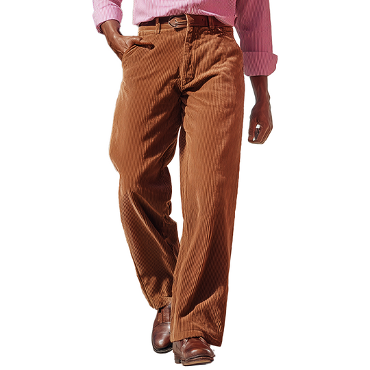 Men's Retro Elegant Corduroy Casual Trousers DTT25090414