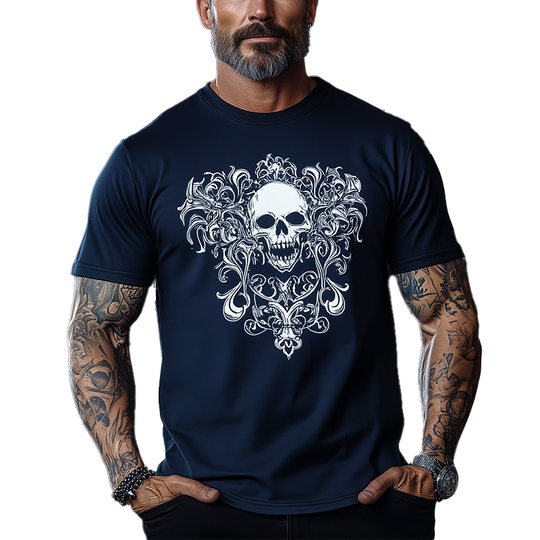 Men's Summer Fashion Cotton Blended Printed Short-Sleeved T-Shirt DTT25062709