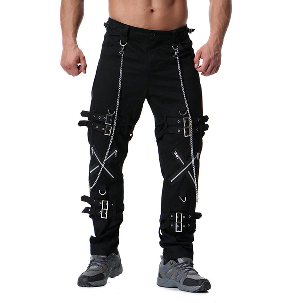 Men's Zipper Decorated Casual 9878584328376