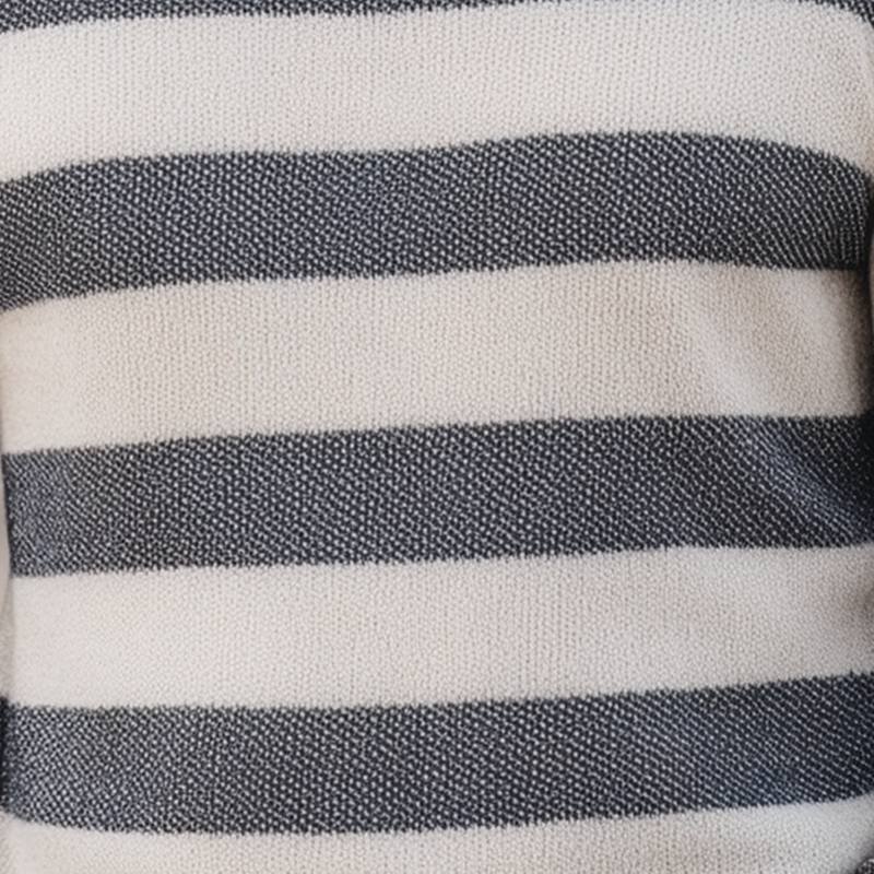 Men's Fashion Striped Knitted Long Sleeve Sweater DTT25081809