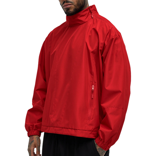 Men's Lightweight Casual High Collar Pullover Three-proof Fabric Jacket 9906105843896