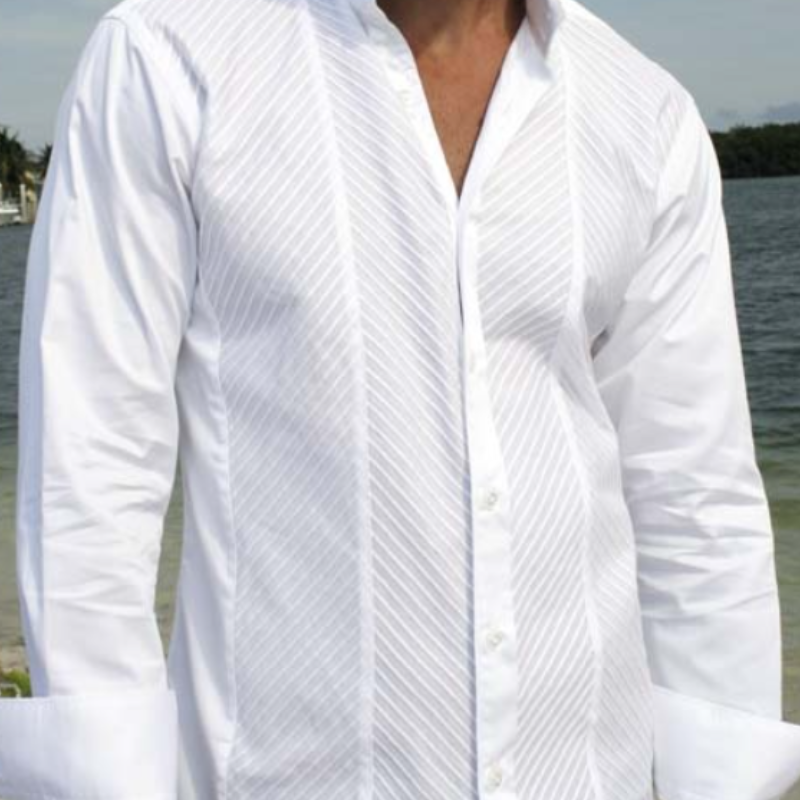 Men's Versatile Twill Lapel Long-sleeved Shirt 9892053319864