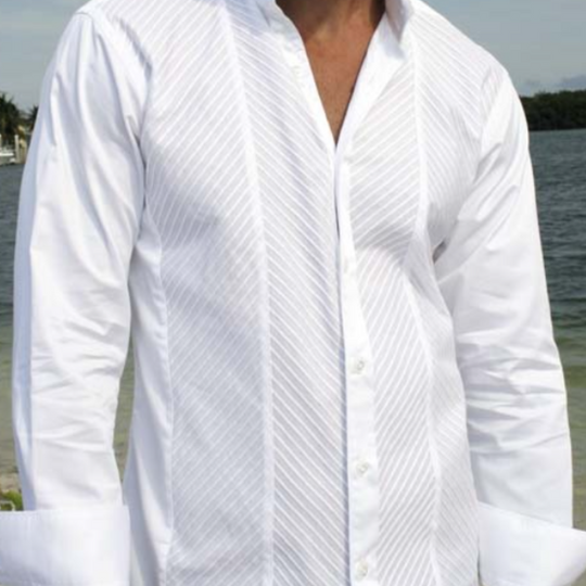 Men's Versatile Twill Lapel Long-sleeved Shirt 9892053319864