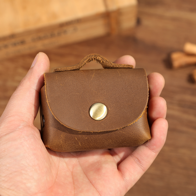 Men's Vintage Mini Headphone Bag Small Leather Goods 9890060763320