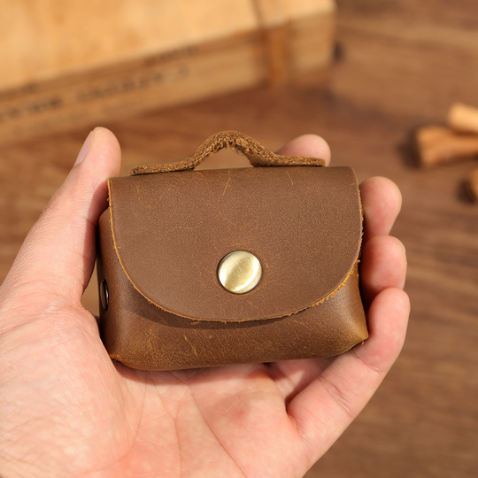 Men's Vintage Mini Headphone Bag Small Leather Goods 9890060763320
