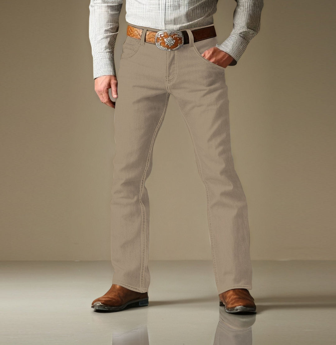 Men's Side Pocket Straight Leg Solid Color Pants 9945639911608