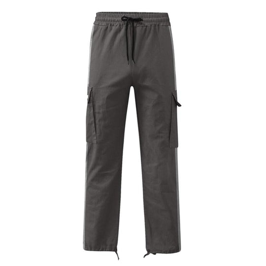 Men's Drawstring Drawstring Pocket Color Block Trousers 9261763363000