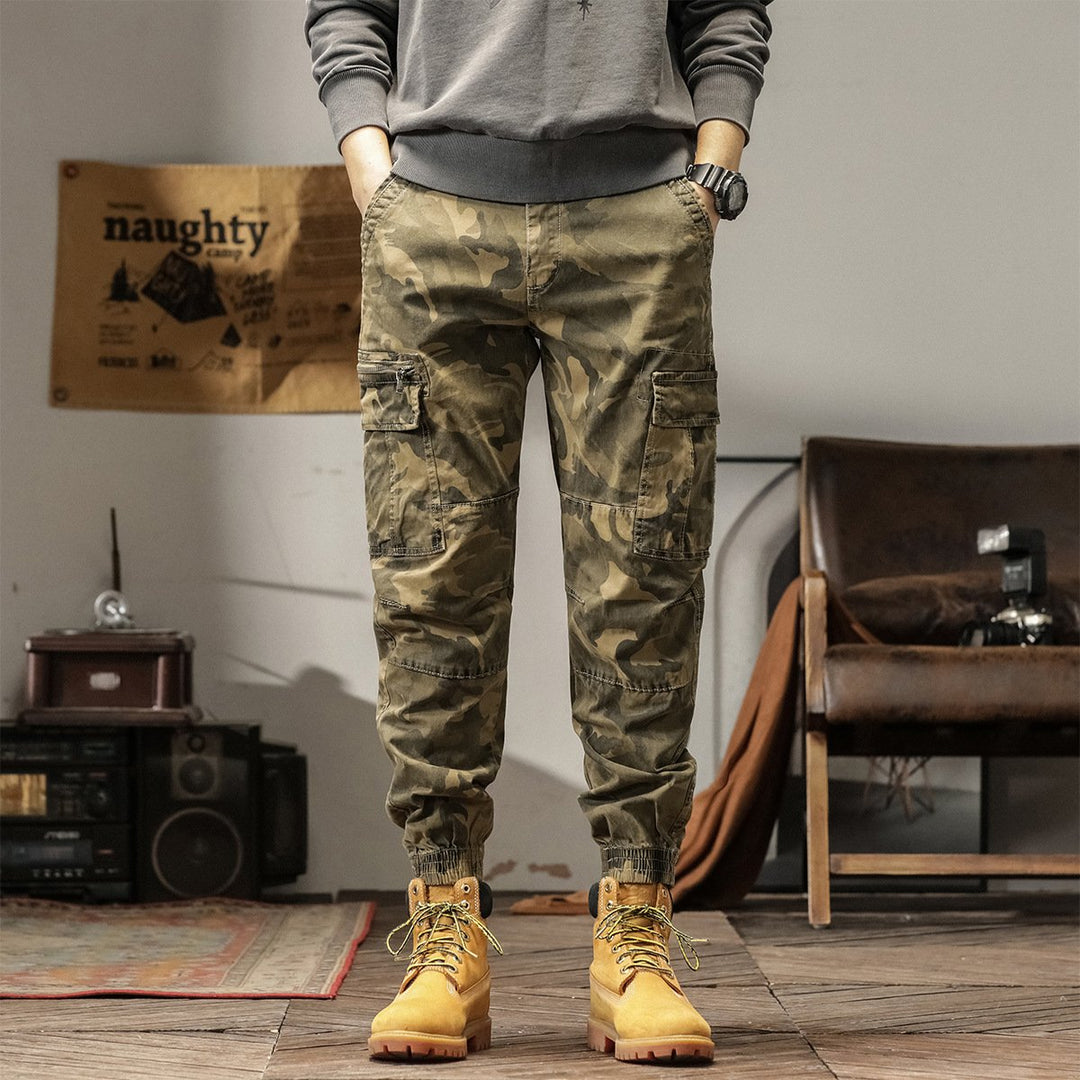 Men's Camo Multi-Pocket Casual Cargo Pants 9261767033016
