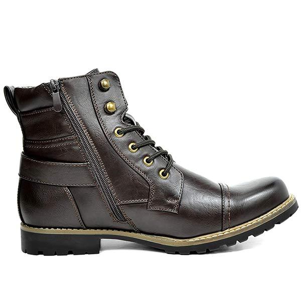 MEN'S METAL DOUBLE ZIP RIDER BOOTS 9261846266040