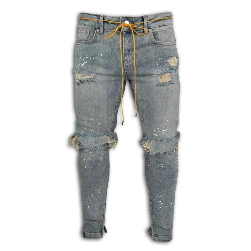 Men's Slim Fit Ripped Skinny Jeans 9268190347448