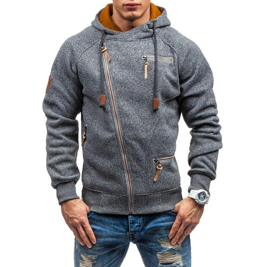 Men's Side Zip Pocket Hoodie Jackets 9261081952440