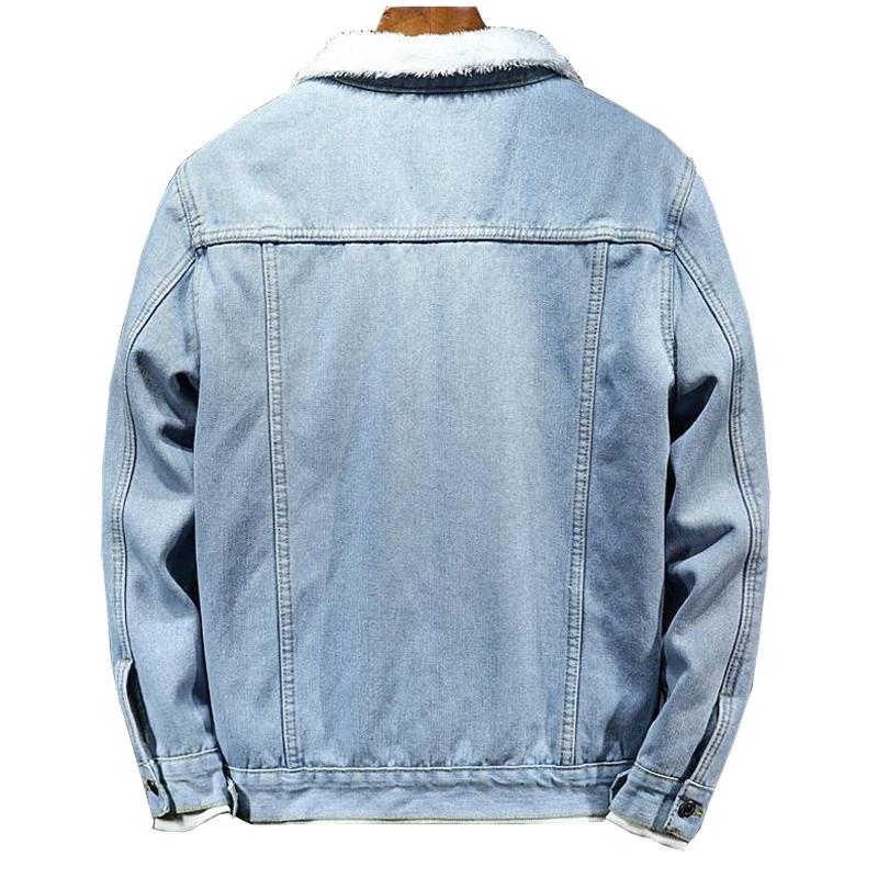 Men's Denim Loose Casual Lapel Jacket Dtt25081912