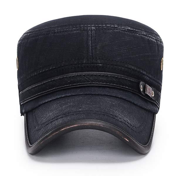 Men's Leather Brim Vintage Hat DTT25082011