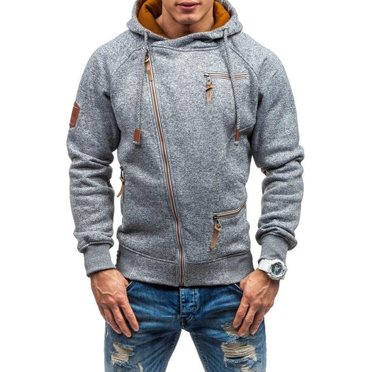 Men's Side Zip Pocket Hoodie Jackets 9261081952440