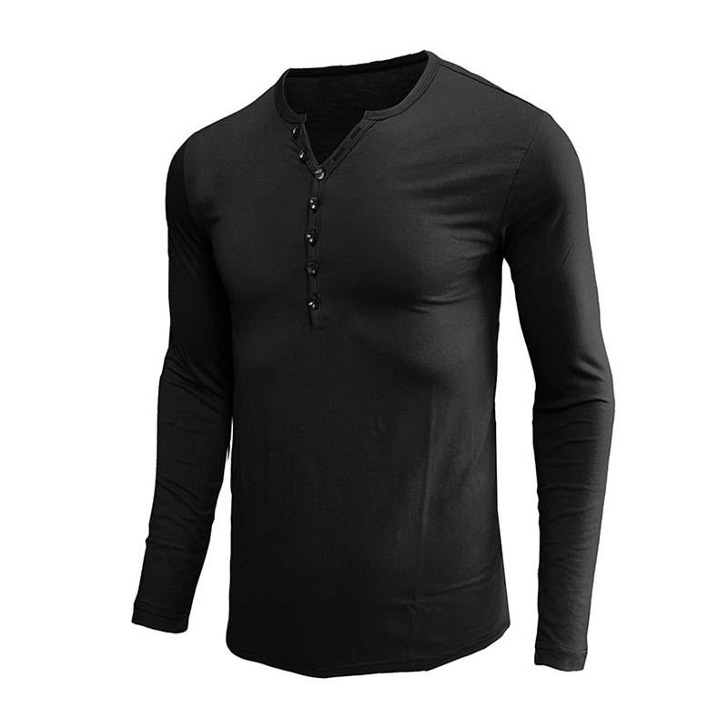 Men's Classic Slim Fit Button Long Sleeve Base Shirt 9261143130296