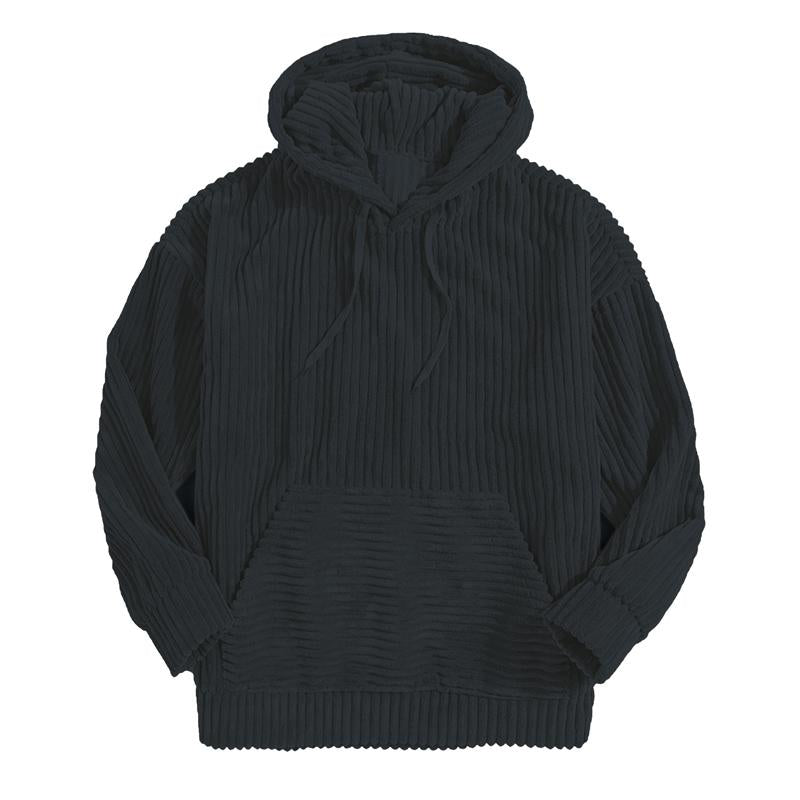 Men's Thickened Corduroy Hoodie 9268190216376