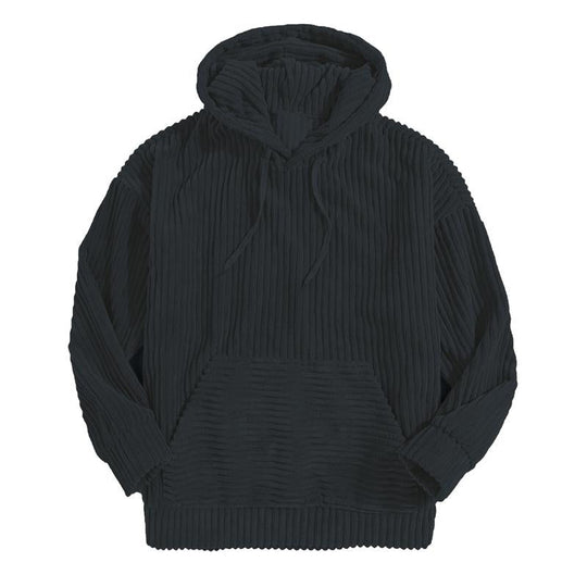 Men's Thickened Corduroy Hoodie 9268190216376