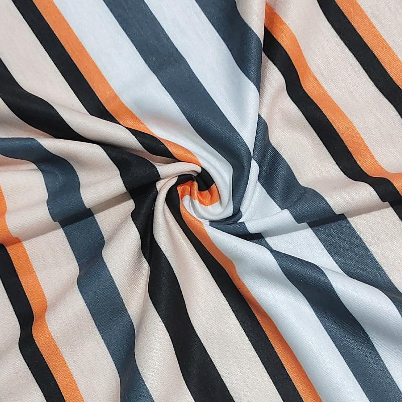 Men's Coloring Striped Henley Collar Long Sleeve T-shirt 9261142048952