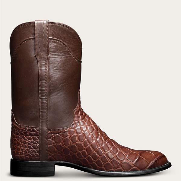 MEN'S VINTAGE CROCODILE WESTERN COWBOY BOOTS 9261846659256