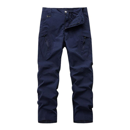 Men's Casual Solid Color Multi-Pocket Straight Leg Cargo Pants 9261765951672