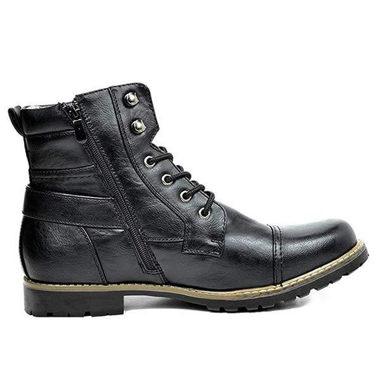 MEN'S METAL DOUBLE ZIP RIDER BOOTS 9261846266040