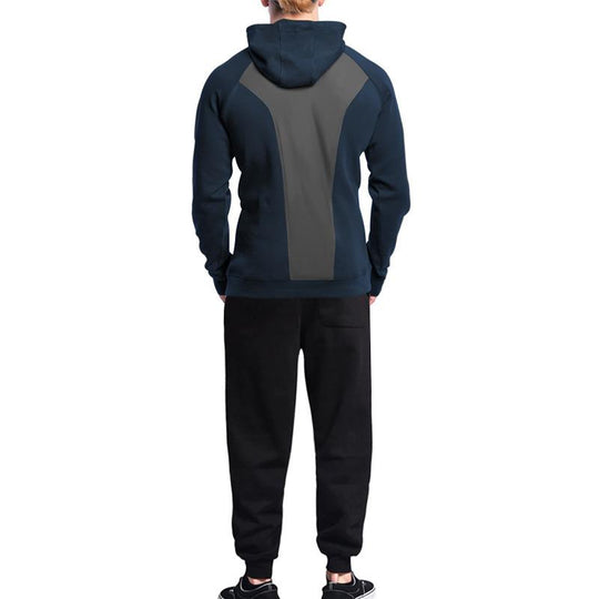 Men's Casual Sports Hooded Sweatshirt and Pants Set 9260834324664