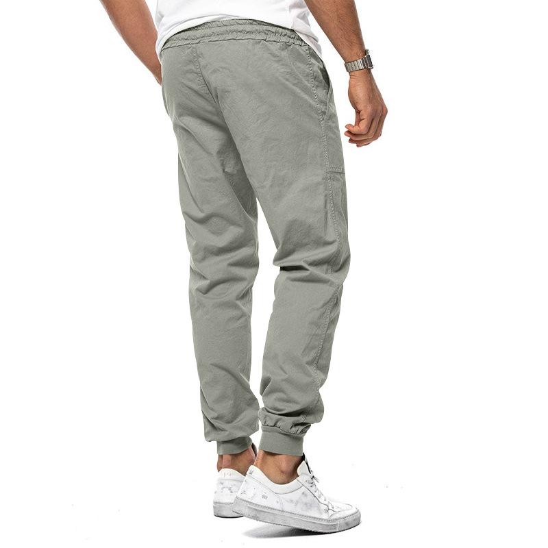 Men's Casual Solid Color Cargo Pants 9261763231928