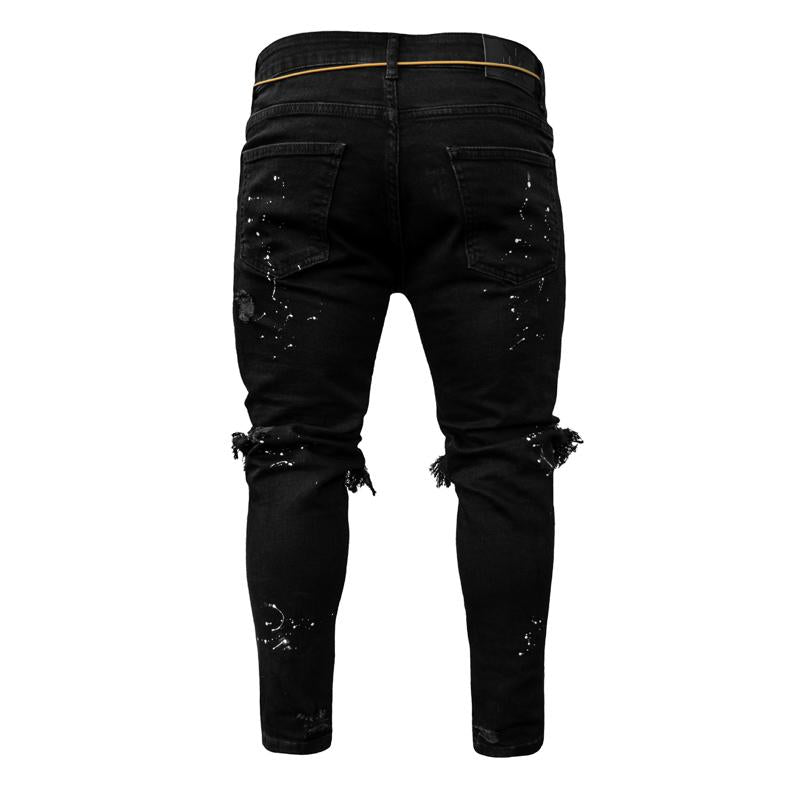 Men's Slim Fit Ripped Skinny Jeans 9268190347448