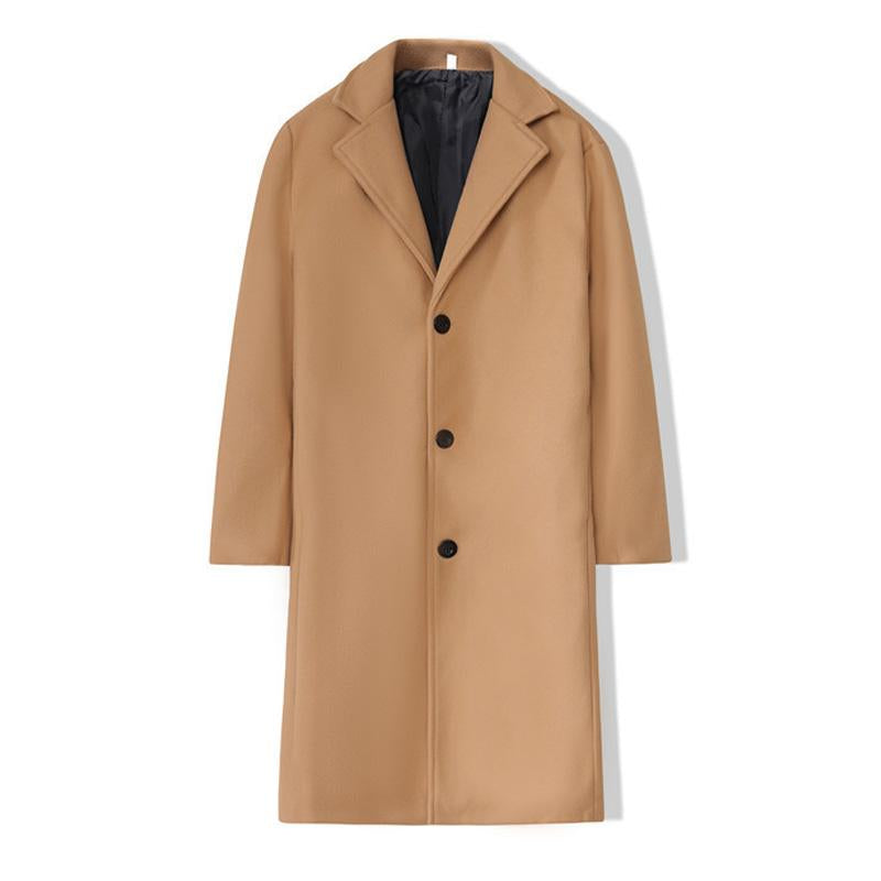 Men's British Style Slim Long Trench Coat 9261110984888