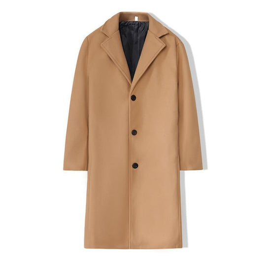 Men's British Style Slim Long Trench Coat 9261110984888