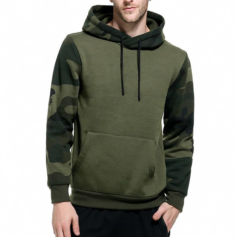 Men's Colorblock Camouflage Hoodie 9271924195512