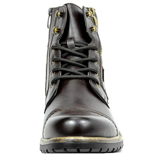 MEN'S METAL DOUBLE ZIP RIDER BOOTS 9261846266040