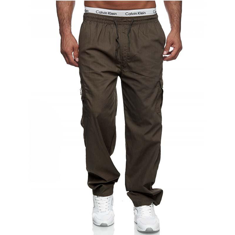 Men's Classic Casual Multi-pocket Loose Straight Cargo Pants 9261770342584