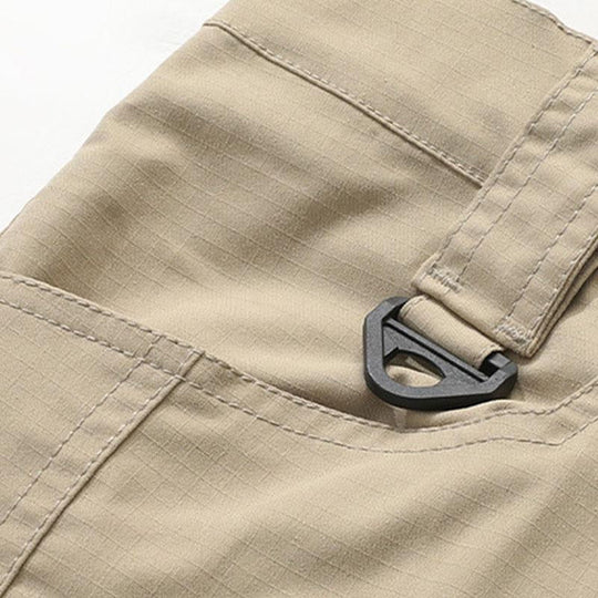 Men's Casual Solid Color Multi-Pocket Straight Leg Cargo Pants 9261765951672