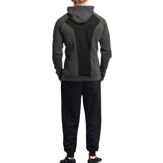 Men's Casual Sports Hooded Sweatshirt and Pants Set 9260834324664
