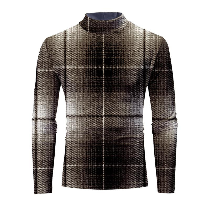 Men's Printed Crew Neck Long Sleeve T-Shirt 9261141262520