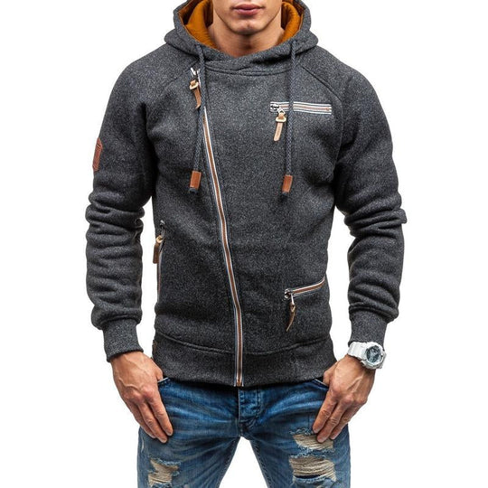 Men's Side Zip Pocket Hoodie Jackets 9261081952440