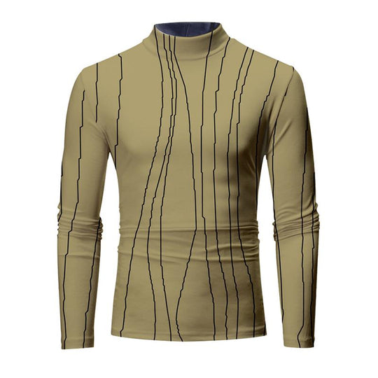 Men's Printed Crew Neck Long Sleeve T-Shirt 9261141262520