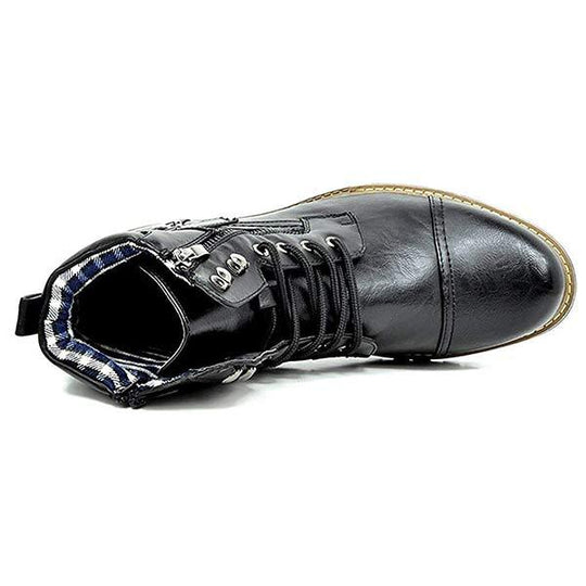 MEN'S METAL DOUBLE ZIP RIDER BOOTS 9261846266040