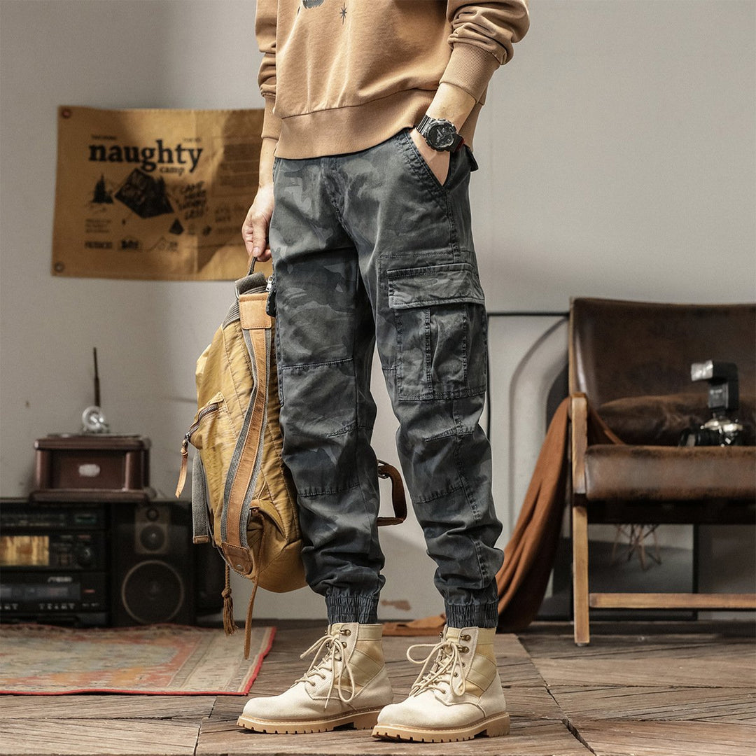 Men's Camo Multi-Pocket Casual Cargo Pants 9261767033016