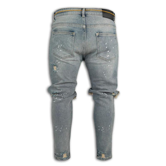 Men's Slim Fit Ripped Skinny Jeans 9268190347448