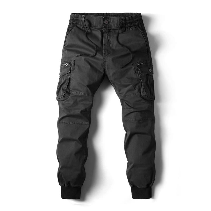 Men's Casual Outdoor Multi-Pocket Elastic Waist Cargo Pants 9261763035320