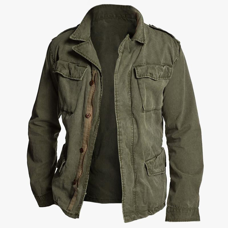 Men's Vintage Casual Workwear Field Jacket 9261077627064